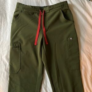 Figs Women's XS Yola Skinny Cargo Scrub Bottoms